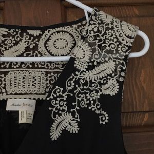 Embroidered midi dress